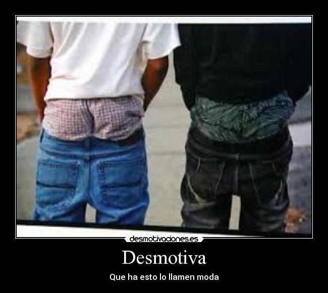 Desmotiva - Que ha esto lo llamen moda