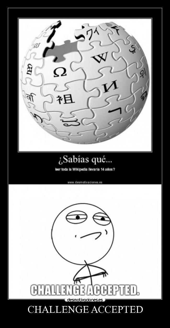 CHALLENGE ACCEPTED -