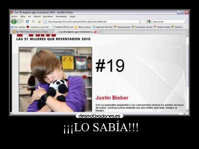 ¡¡¡LO SABÍA!!! -