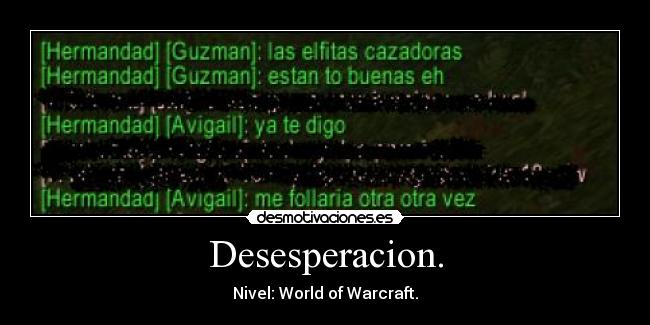 Desesperacion. - 