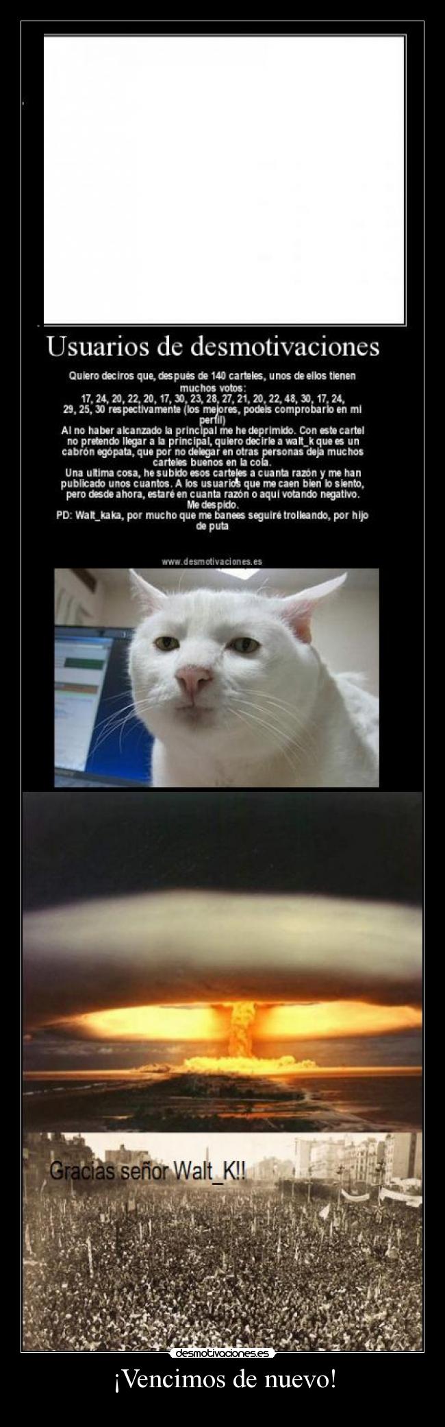 carteles vencer victima troll desmotivaciones