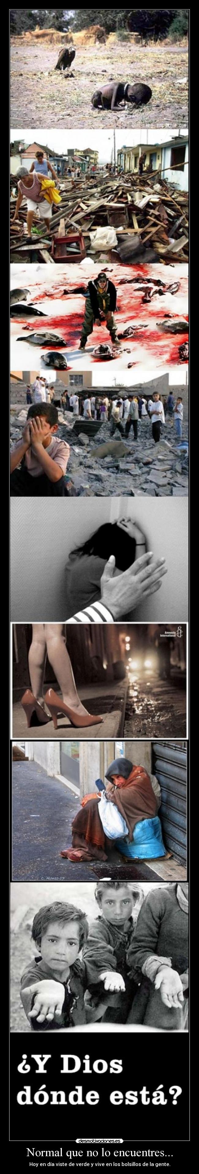 Normal que no lo encuentres... - Hoy en día viste de verde y vive en los bolsillos de la gente.