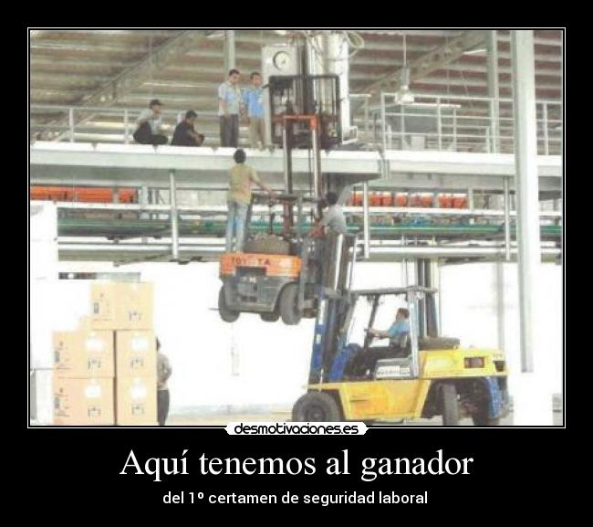 Aquí tenemos al ganador - 