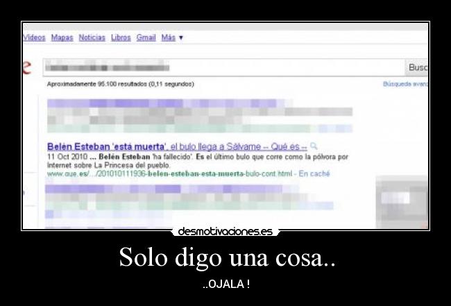 Solo digo una cosa.. -