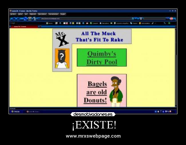 ¡EXISTE! - www.mrxswebpage.com