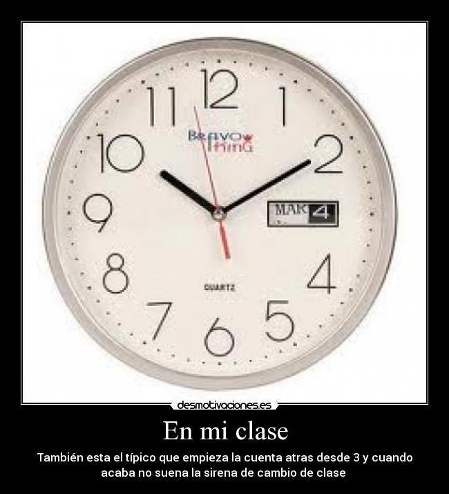 En mi clase -