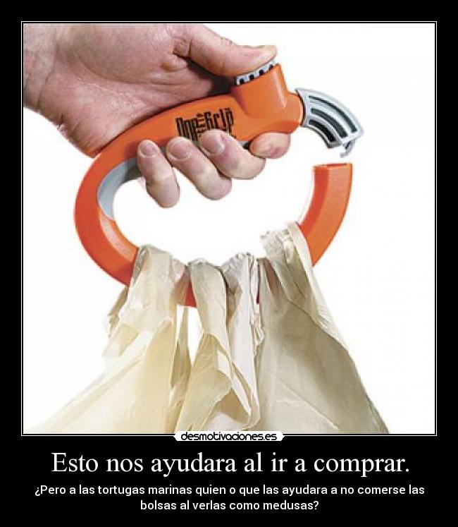 carteles bolsas tortugas desmotivaciones