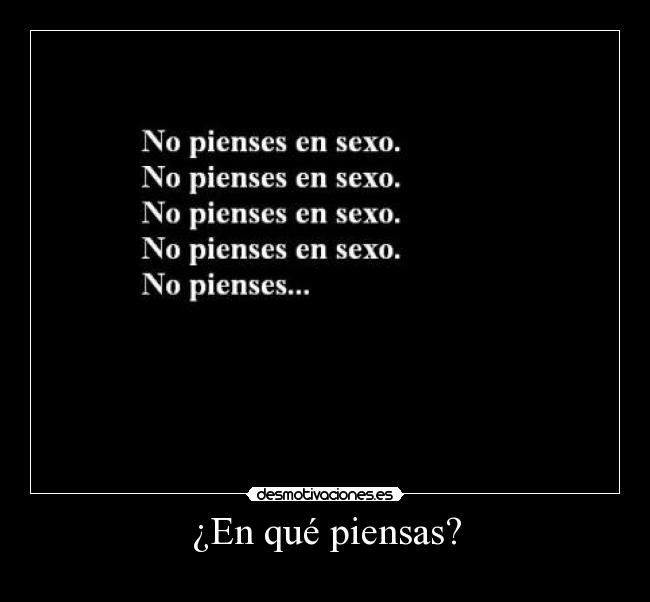 ¿En qué piensas? -