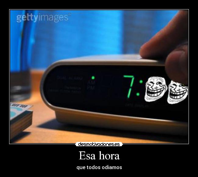 carteles despertador troll trollface desmotivaciones