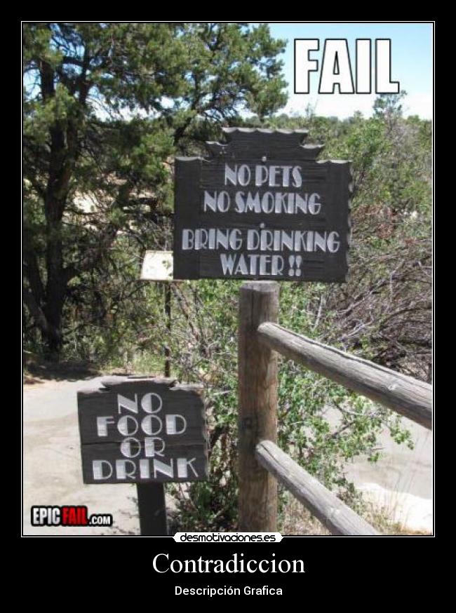 Contradiccion - Descripción Grafica