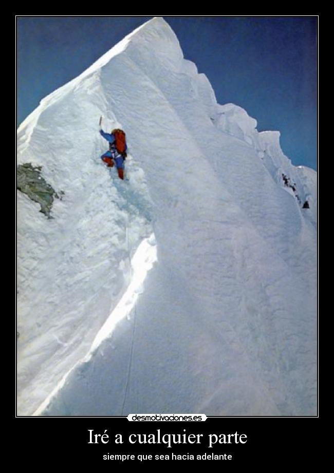 Iré a cualquier parte -