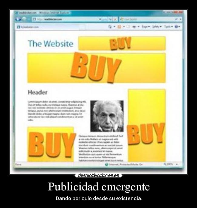 Publicidad emergente -