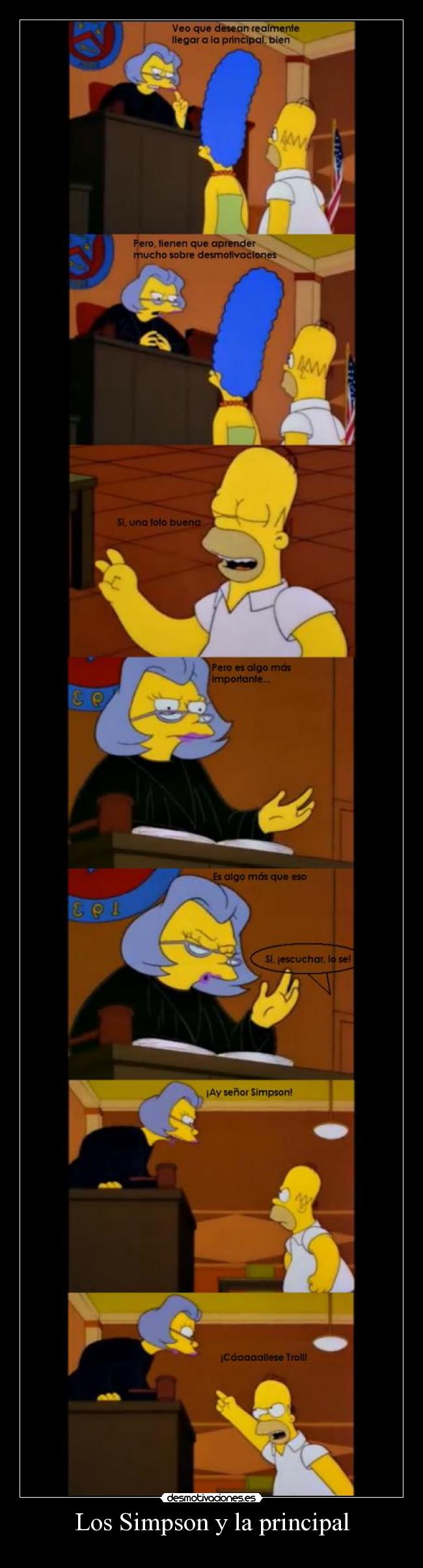 carteles simpson principal desmotivaciones