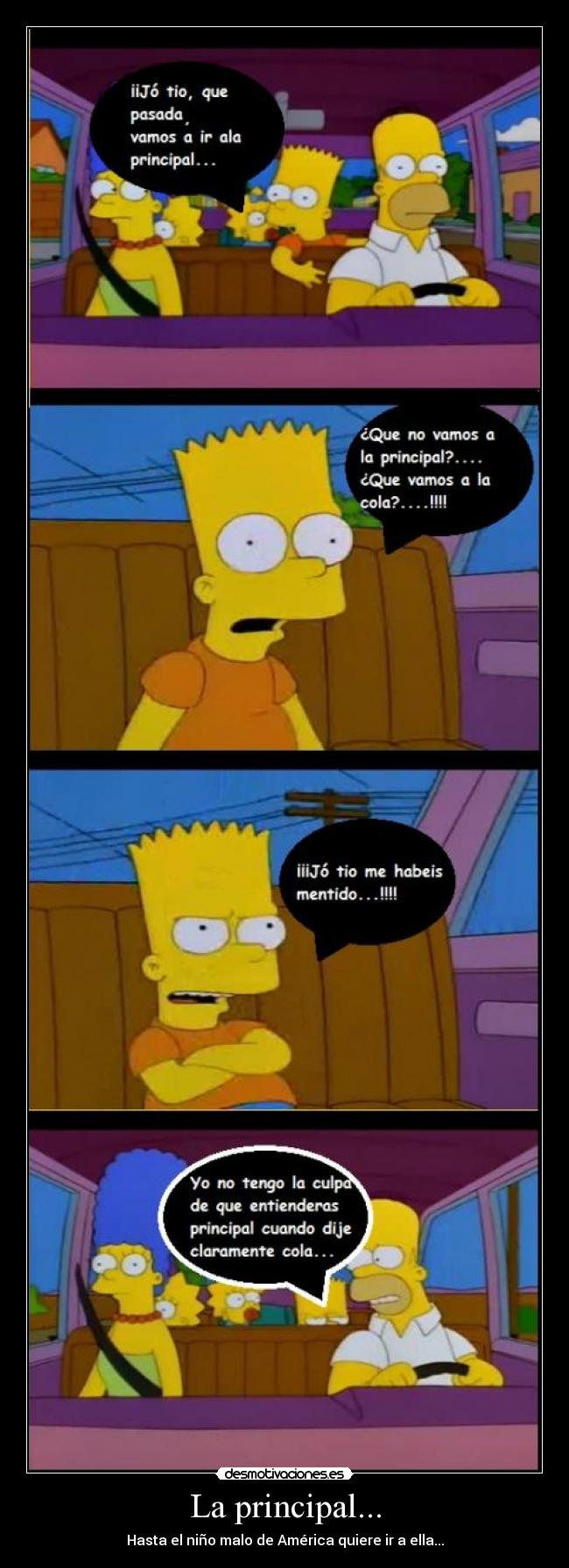 La principal... - Hasta el niño malo de América quiere ir a ella...