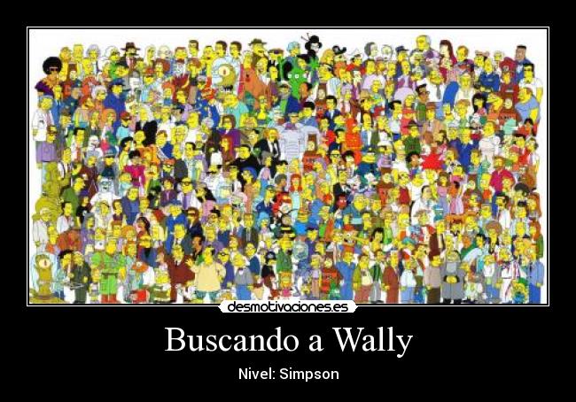Buscando a Wally - Nivel: Simpson