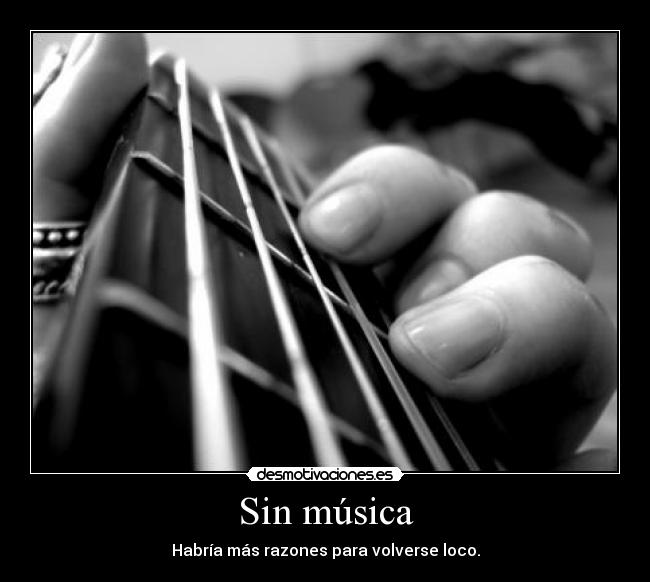 Sin música -
