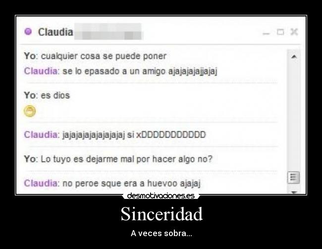 Sinceridad -