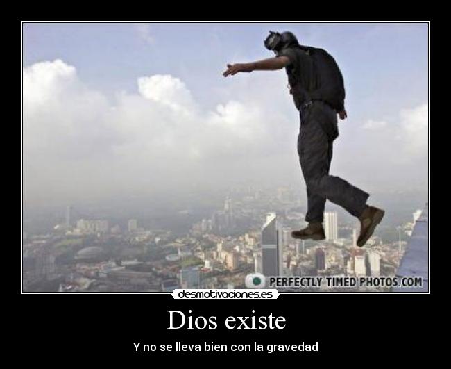 carteles dios maikl gravedad desmotivaciones