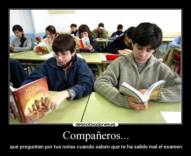 carteles examen desmotivaciones