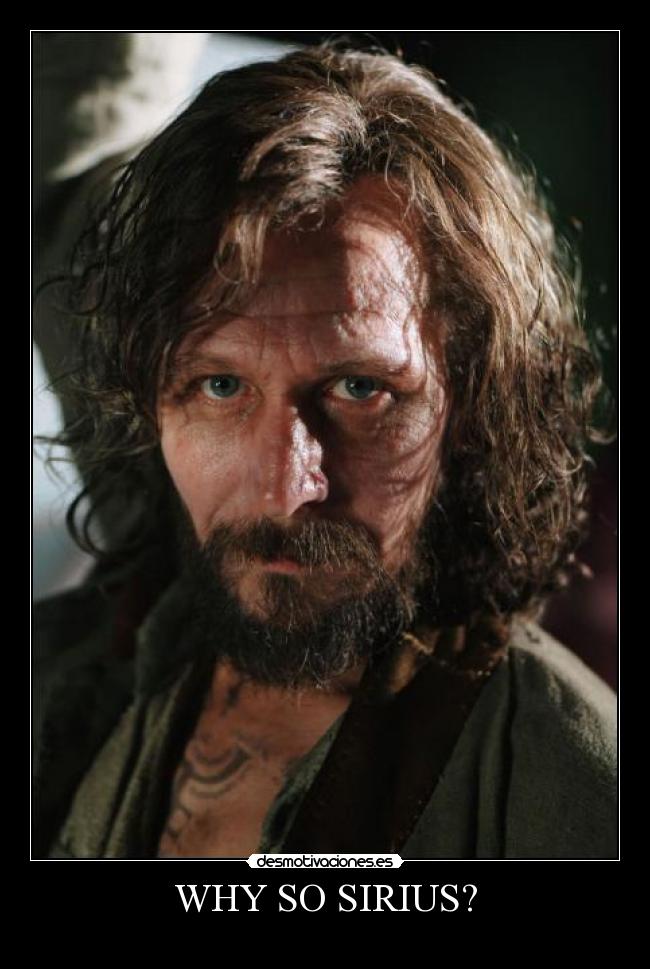 carteles sirius black potter serious desmotivaciones