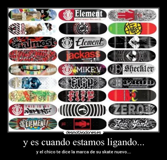 y es cuando estamos ligando... -