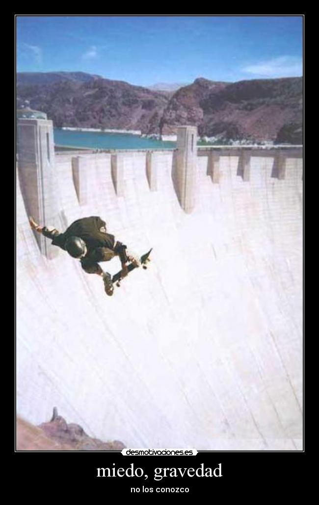 miedo, gravedad -