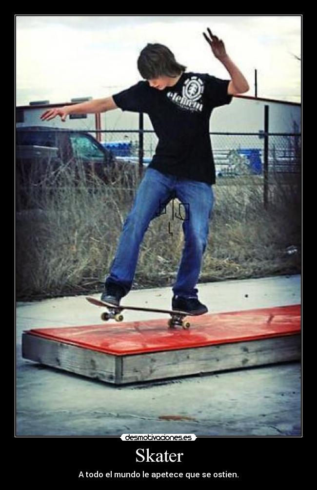 Skater - A todo el mundo le apetece que se ostien.