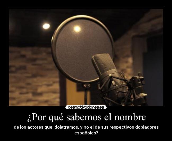 ¿Por qué sabemos el nombre - 