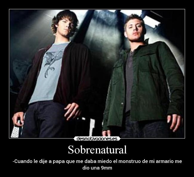 carteles sobrenatural desmotivaciones