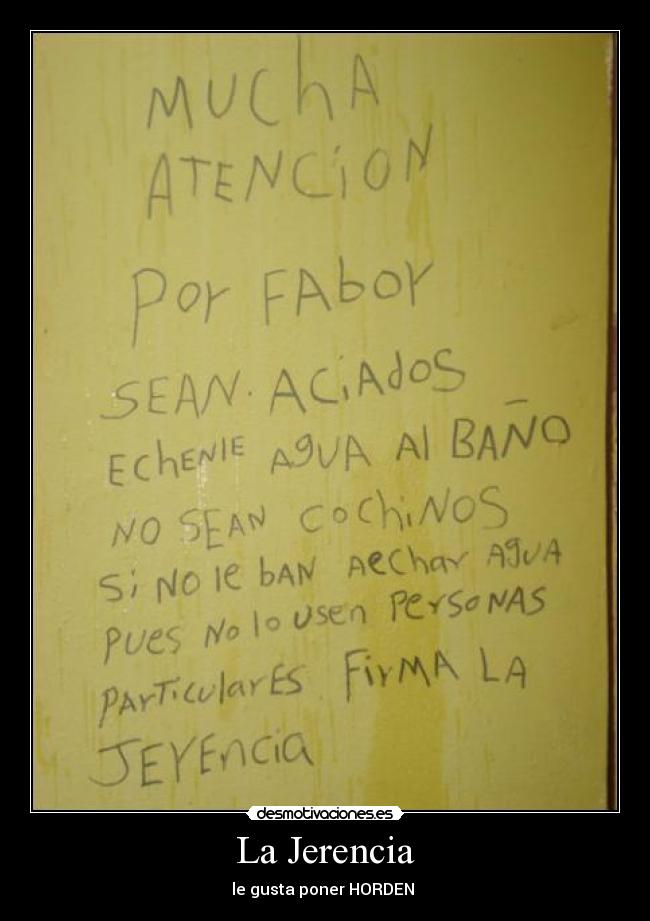 carteles gerencia orden limpieza ortografia desmotivaciones