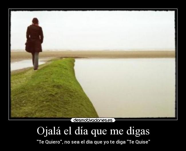 Ojalá el día que me digas -