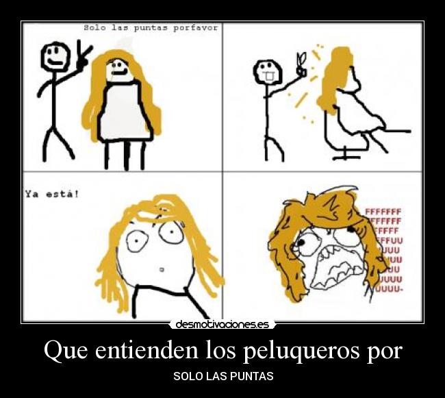 Que entienden los peluqueros por -