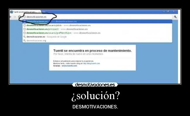 ¿solución? - DESMOTIVACIONES.