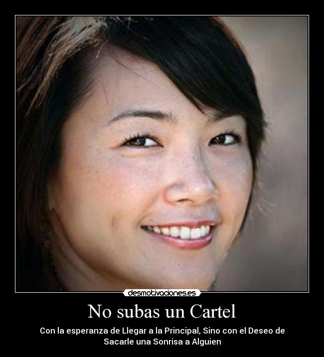 No subas un Cartel - 