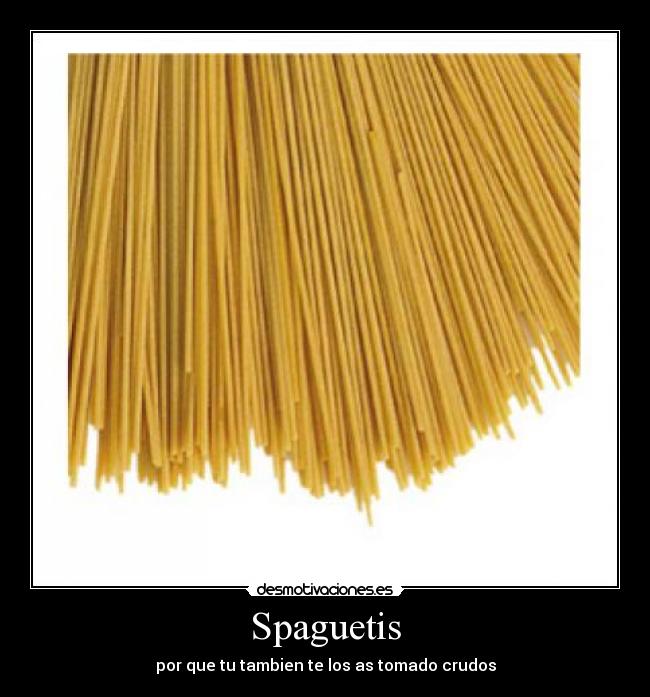 Spaguetis -
