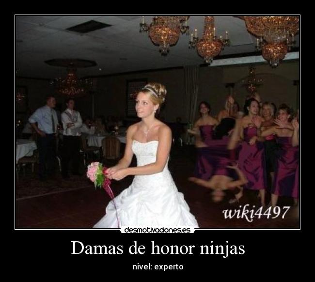 Damas de honor ninjas - 