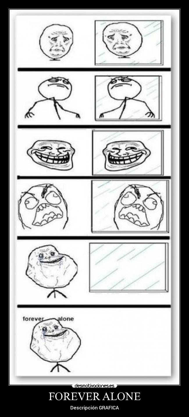 carteles forever alone desmotivaciones