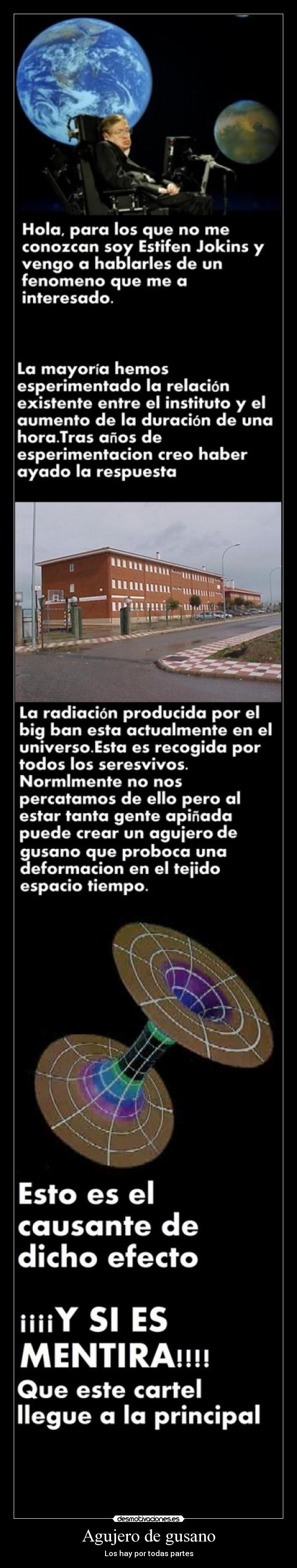 Agujero de gusano - Los hay por todas partes