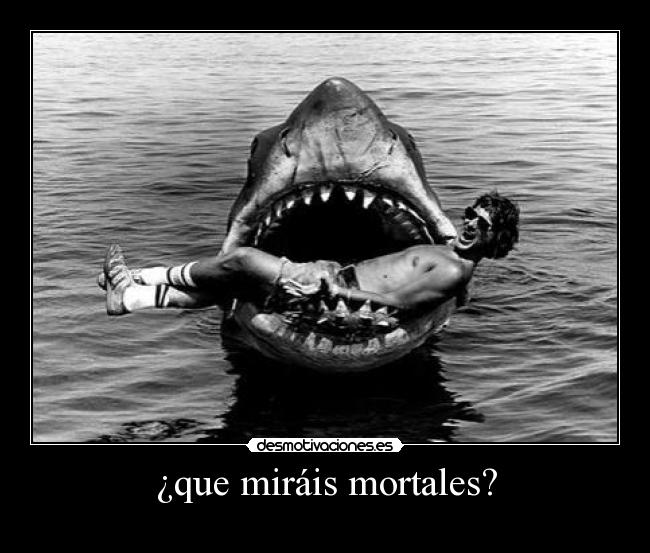 ¿que miráis mortales? - 