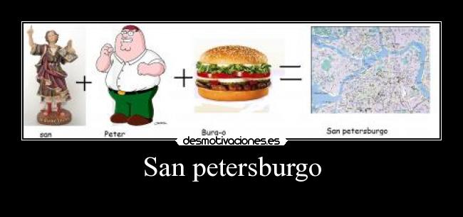 carteles san petersburgo peter juego palabras burgo san pancracio chiste santo mapa desmotivaciones
