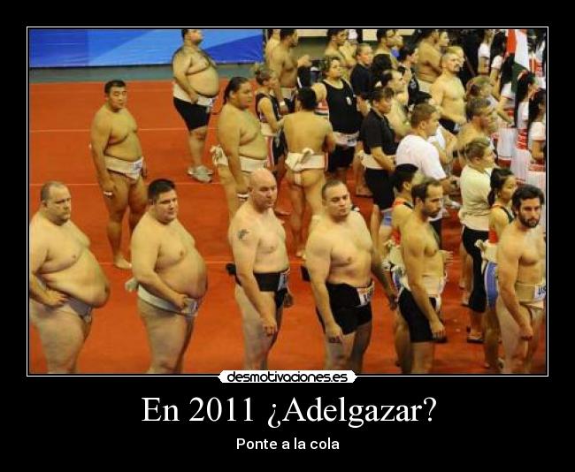 En 2011 ¿Adelgazar? -