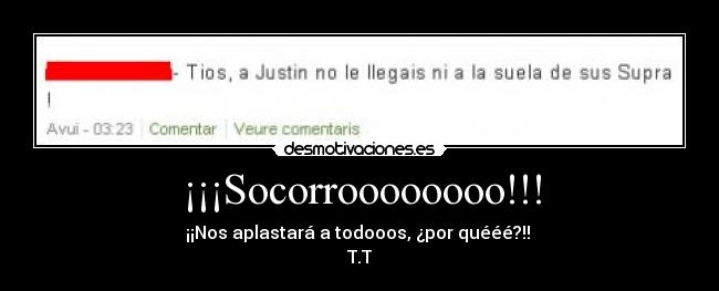 ¡¡¡Socorroooooooo!!! -