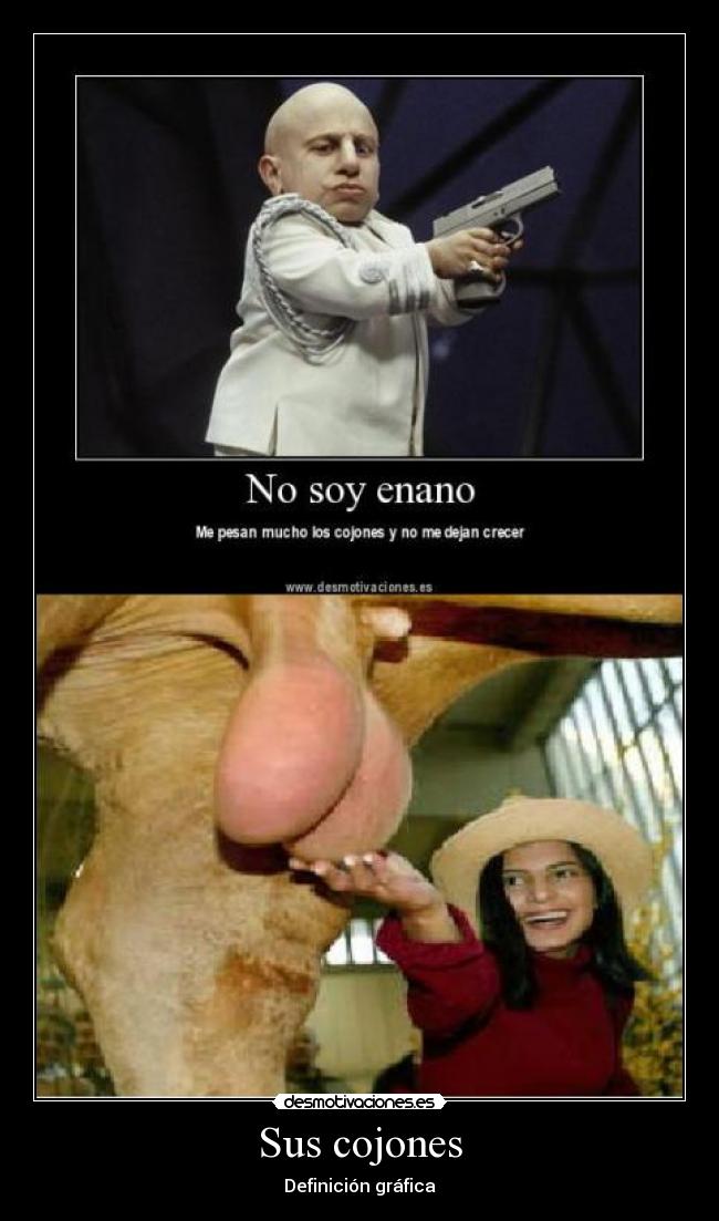 carteles cojones camello enano desmotivaciones