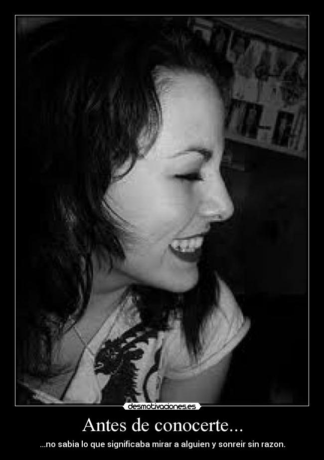 Antes de conocerte... -