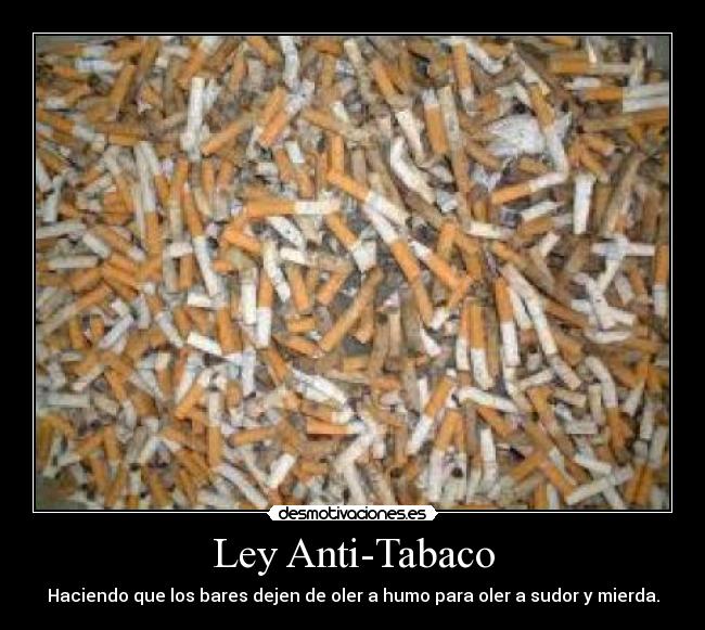 Ley Anti-Tabaco -