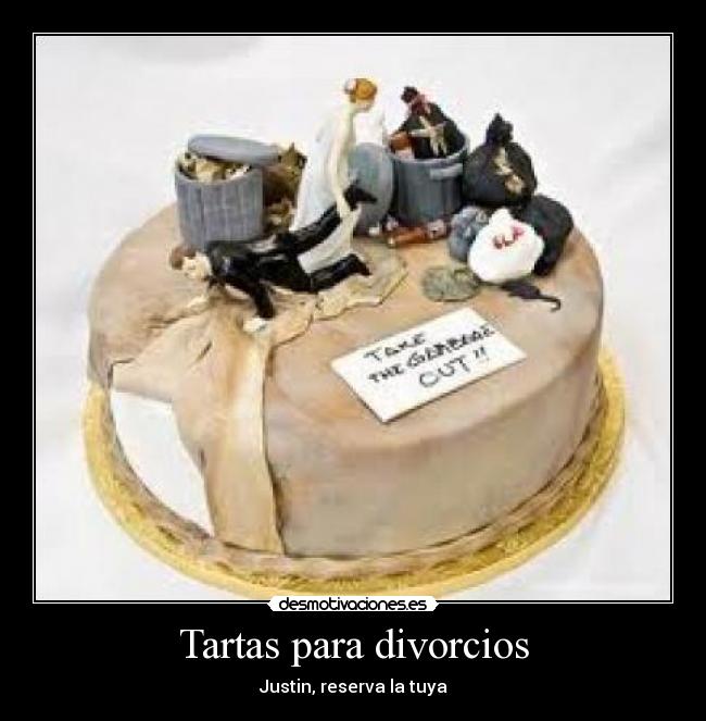 Tartas para divorcios -