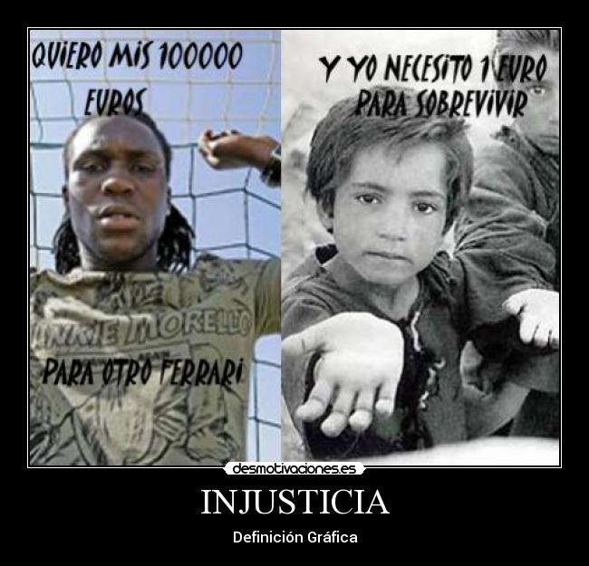 INJUSTICIA - Definición Gráfica