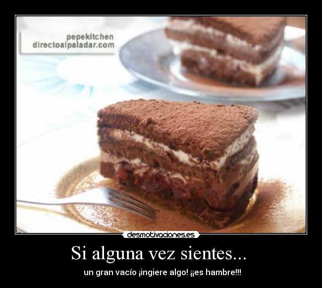 Si alguna vez sientes... -