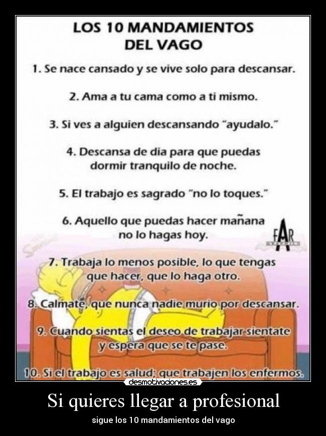 Si quieres llegar a profesional - 