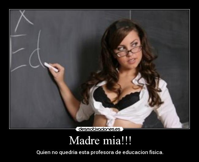 Madre mia!!! - Quien no quedria esta profesora de educacion fisica.